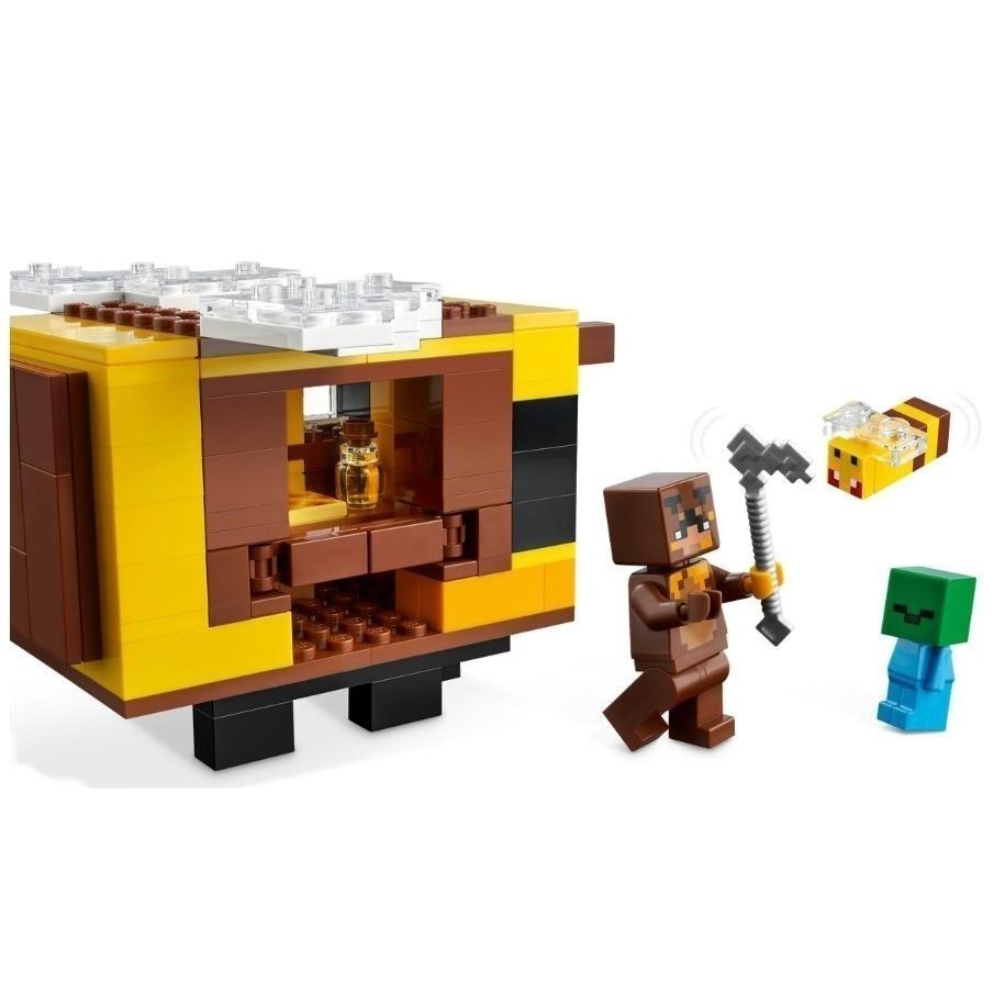［想樂］全新 樂高 LEGO 21241 Minecraft 創世神 蜜蜂造型房屋 The Bee Cottage-細節圖5