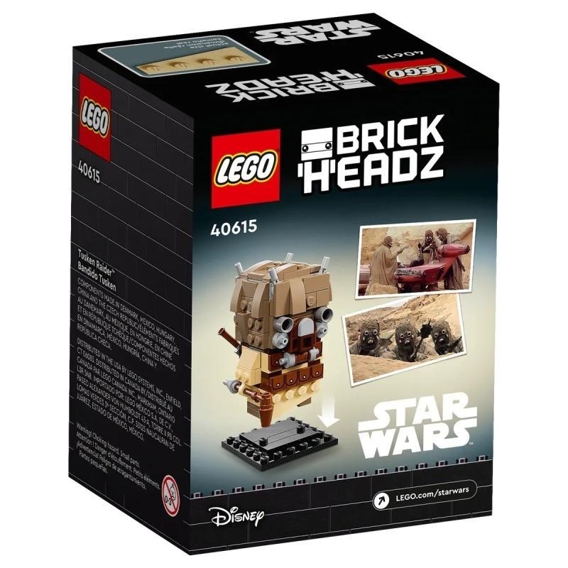 ［想樂］全新 樂高 LEGO 40615 Brickheadz 星際大戰 StarWars 塔斯肯襲擊者 Tusken-細節圖2