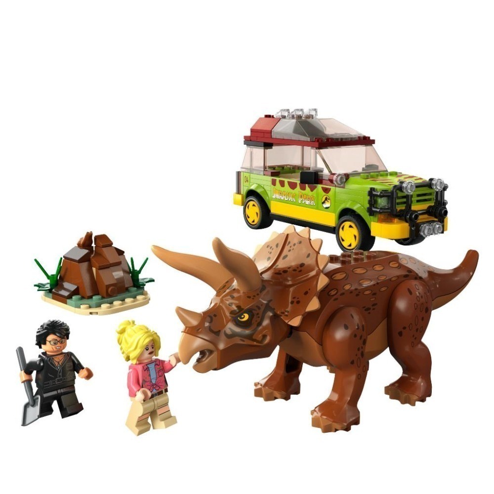 ［想樂］全新 樂高 LEGO 76959 Jurassic World 侏儸紀世界 三角龍研究-細節圖3