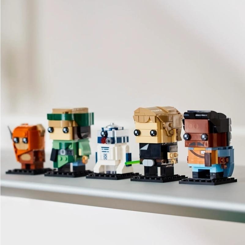 ［想樂］全新 樂高 Lego 40623 Brickheadz 星際大戰 恩多戰役的英雄 路克 莉亞 藍多 R2-D2-細節圖4
