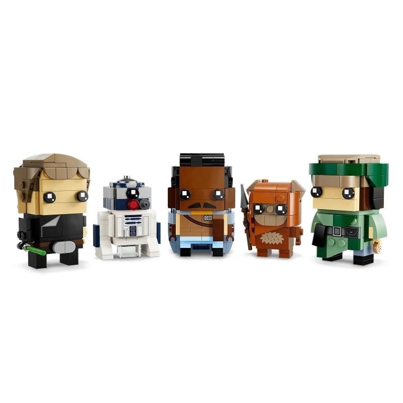 ［想樂］全新 樂高 Lego 40623 Brickheadz 星際大戰 恩多戰役的英雄 路克 莉亞 藍多 R2-D2-細節圖5