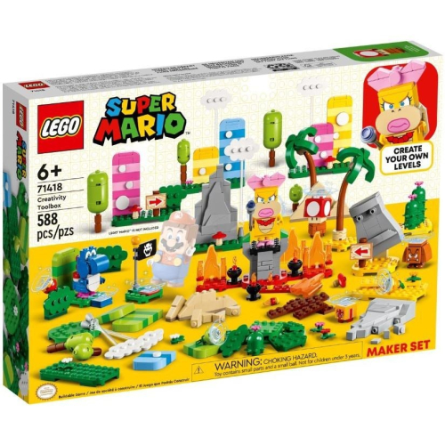 ［想樂］全新 樂高 LEGO 71418 Mario 超級瑪利歐 創意工具箱擴充組