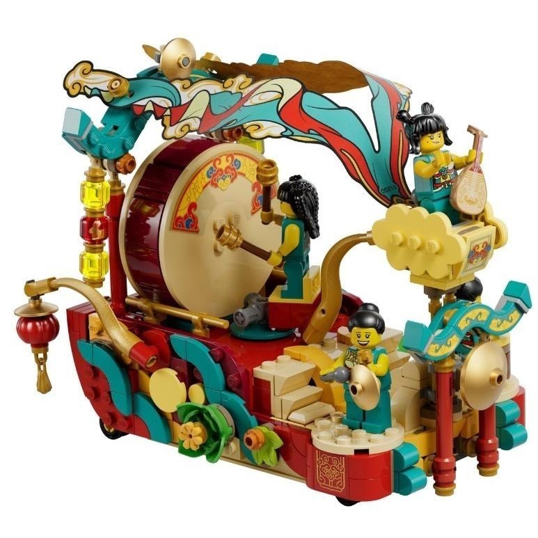 ［想樂］全新 樂高 LEGO 80111 Chinese Trad. Fest. 2023年新年盒組 新春花車巡遊-細節圖6