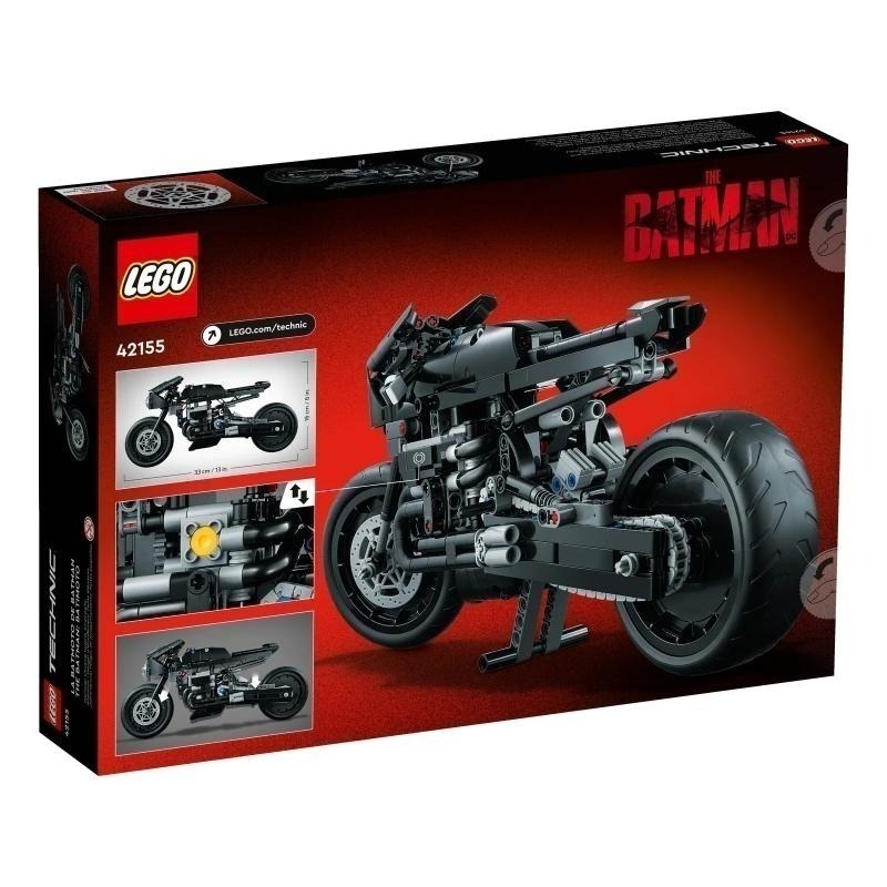 ［想樂］全新 樂高 LEGO 42155 Technic 科技 蝙蝠俠 蝙蝠機車 BATMAN BATCYCLE-細節圖2