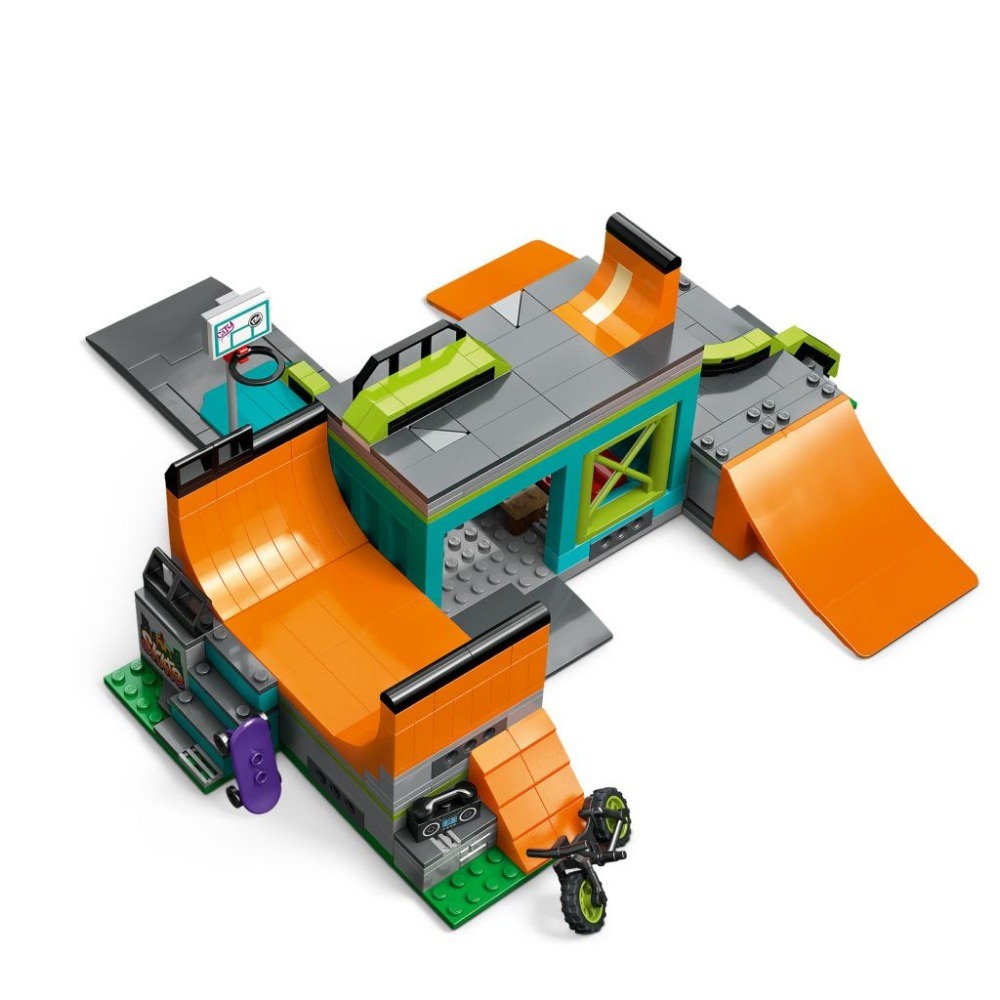 ［想樂］全新 樂高 LEGO 60364 City 城市 街頭滑板公園-細節圖5