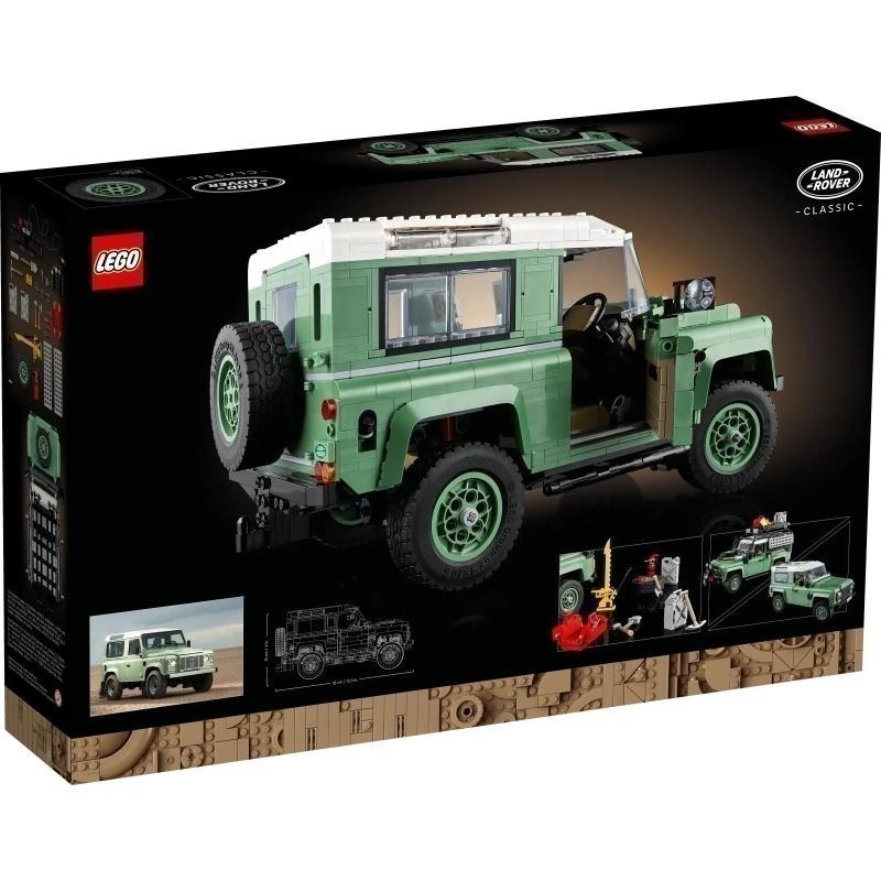 ［想樂］全新 樂高 LEGO 10317 Icons Land Rover Defender 90 (原箱寄出)-細節圖2