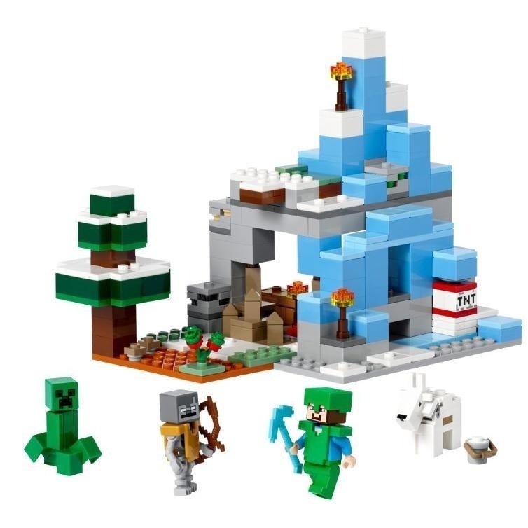 ［想樂］全新 樂高 LEGO 21243 Minecraft 創世神 霜凍山峰 The Frozen Peaks-細節圖3