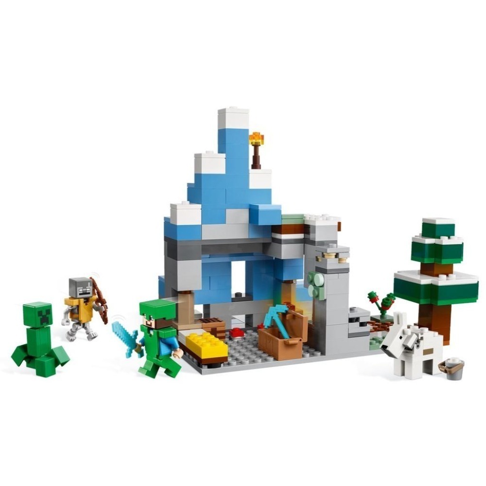 ［想樂］全新 樂高 LEGO 21243 Minecraft 創世神 霜凍山峰 The Frozen Peaks-細節圖4