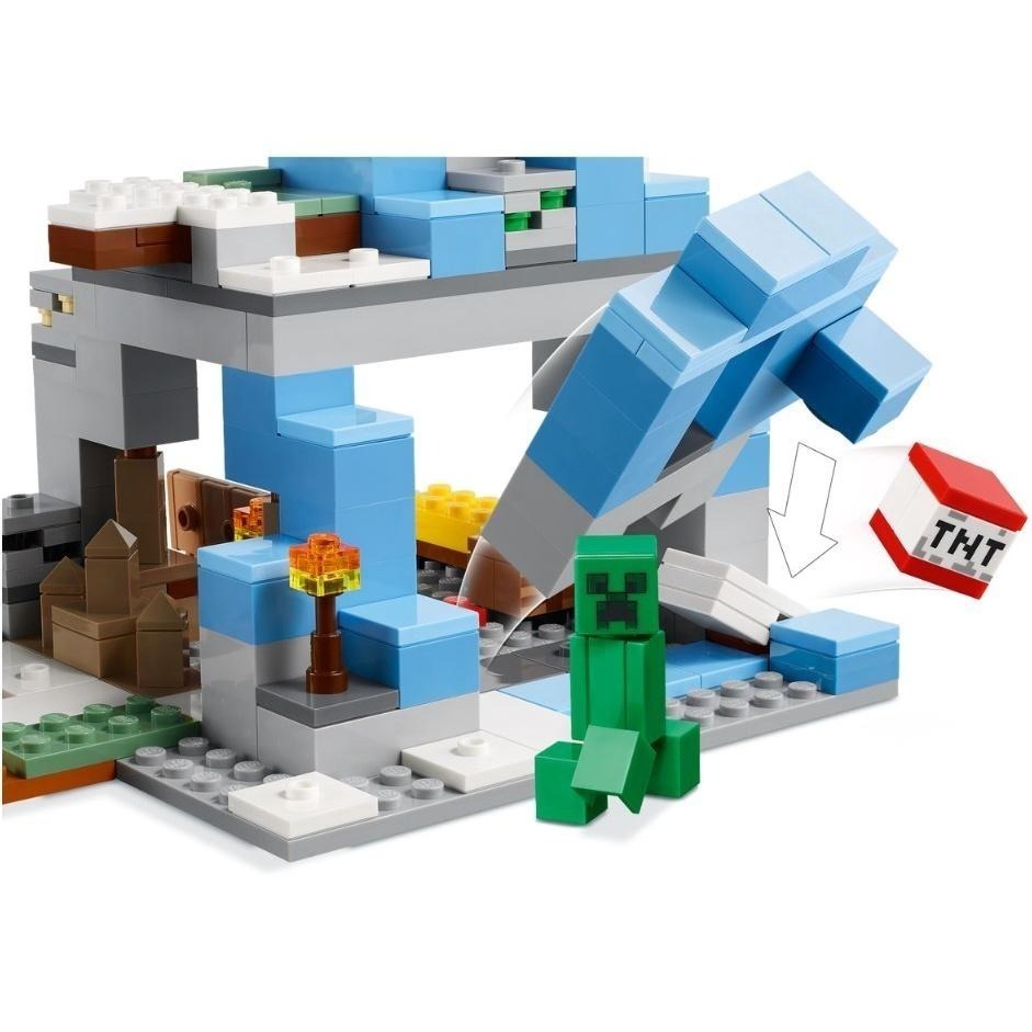 ［想樂］全新 樂高 LEGO 21243 Minecraft 創世神 霜凍山峰 The Frozen Peaks-細節圖5