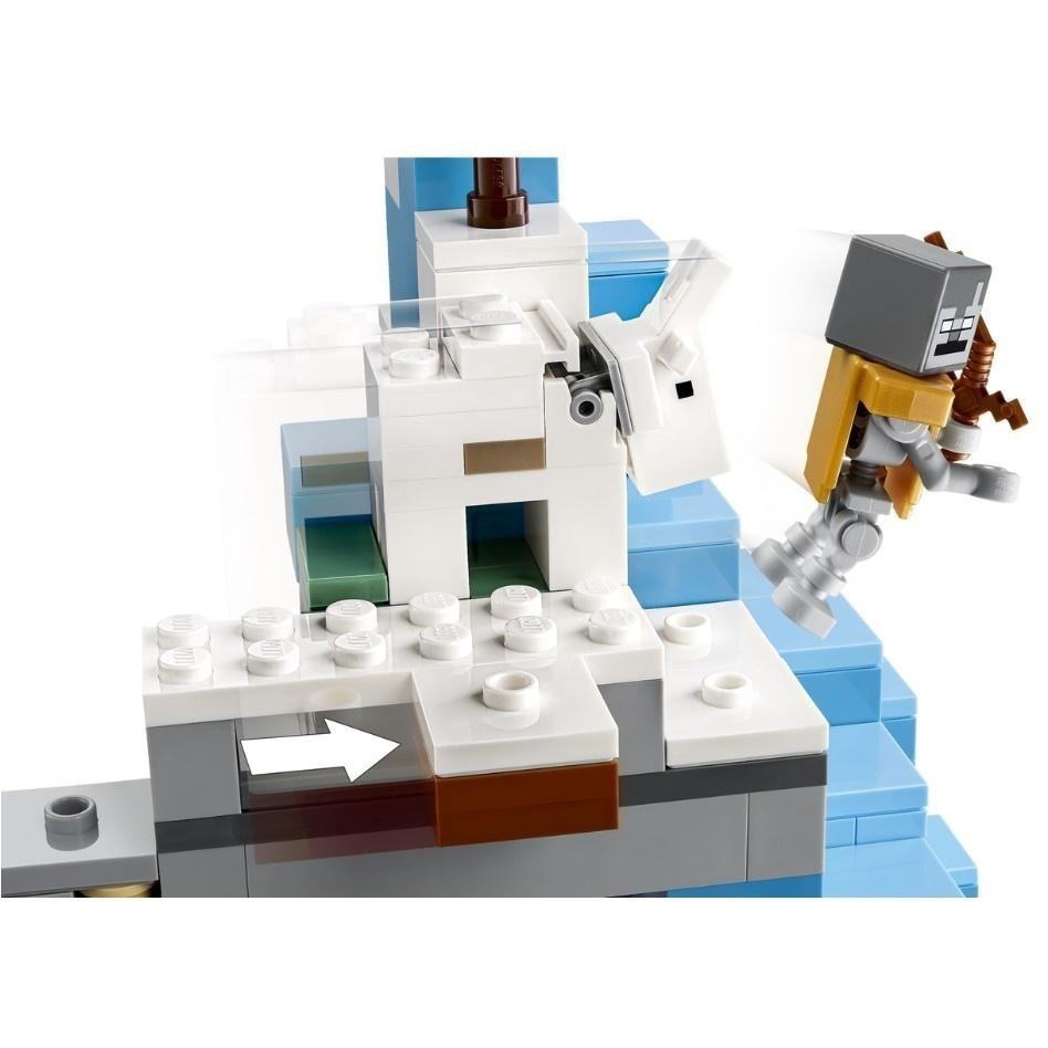 ［想樂］全新 樂高 LEGO 21243 Minecraft 創世神 霜凍山峰 The Frozen Peaks-細節圖7