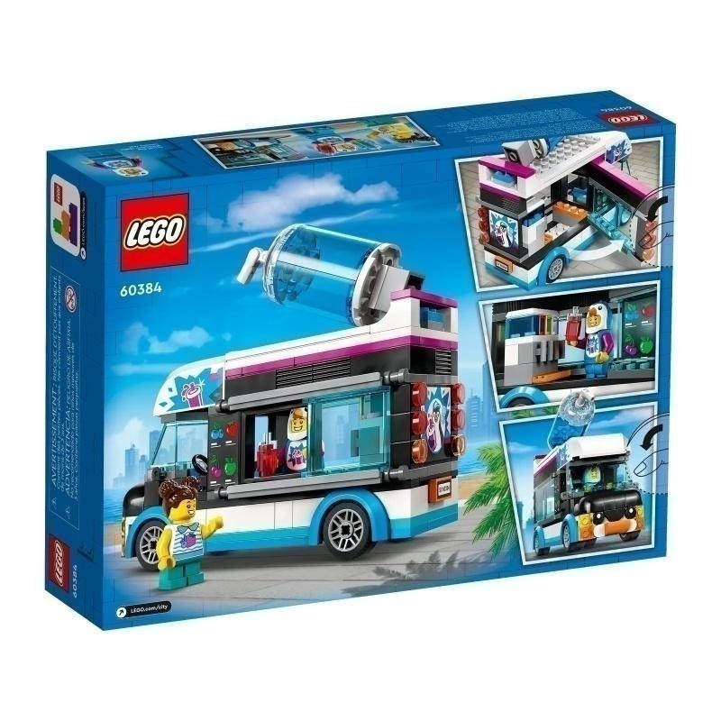 ［想樂］全新 樂高 LEGO 60384 City 城市 企鵝冰沙車-細節圖2