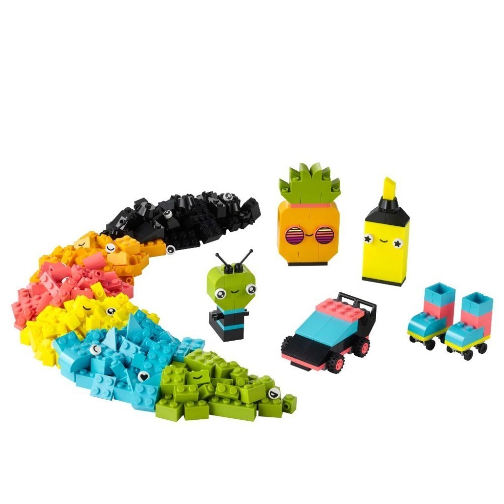 ［想樂］全新 樂高 LEGO 11027 Classic 創意螢光趣味套裝 Creative Neon Fun-細節圖3