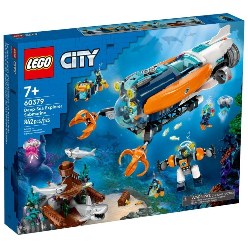 ［想樂］全新 樂高 LEGO 60379 City 城市 深海探險家潛水艇