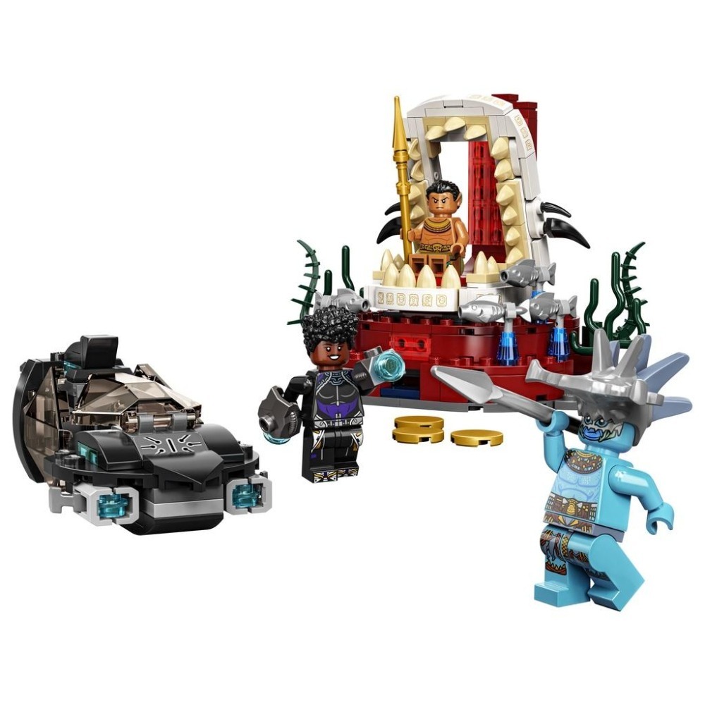 ［想樂］全新 樂高 LEGO 76213 超級英雄 Marvel 黑豹 King Namor Throne Room-細節圖3