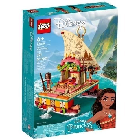 ［想樂］全新 樂高 LEGO 43210 Disney 迪士尼 《海洋奇緣》莫娜的雙殼船
