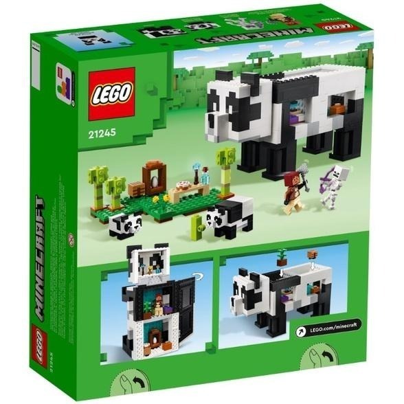 ［想樂］全新 樂高 LEGO 21245 Minecraft 創世神 貓熊的房屋 The Panda Haven-細節圖2