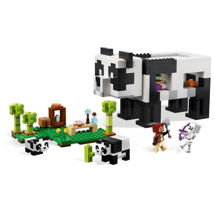 ［想樂］全新 樂高 LEGO 21245 Minecraft 創世神 貓熊的房屋 The Panda Haven-細節圖4