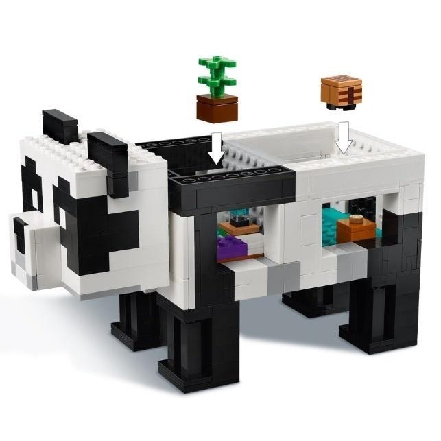 ［想樂］全新 樂高 LEGO 21245 Minecraft 創世神 貓熊的房屋 The Panda Haven-細節圖6