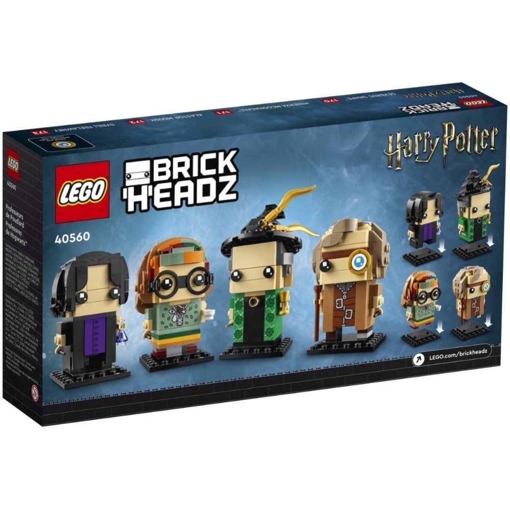 ［想樂］全新 樂高 Lego 40560 Brickheadz 哈利波特 霍格華茲 石內卜教授 麥米奈娃 穆敵 崔老妮-細節圖2
