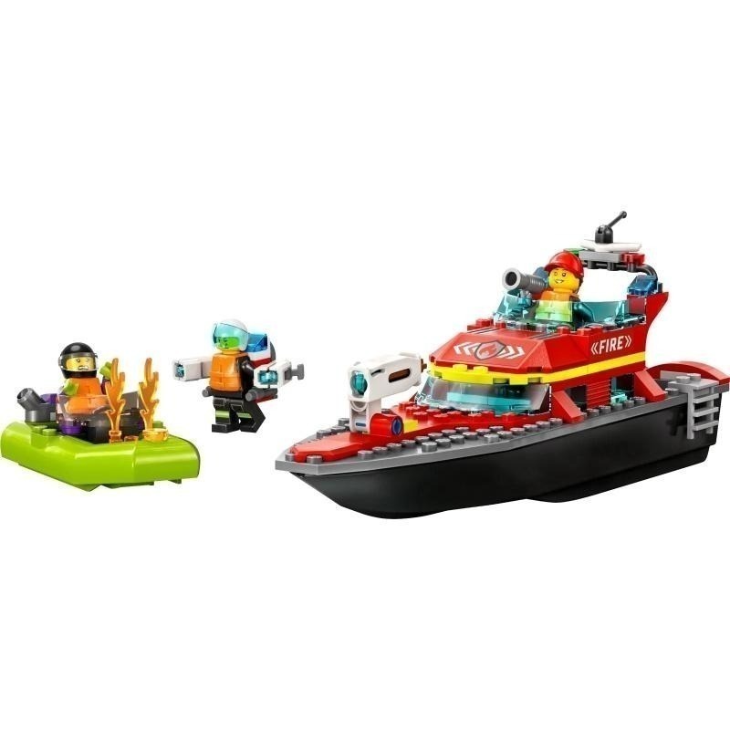 ［想樂］全新 樂高 LEGO 60373 City 城市 消防救援船-細節圖3