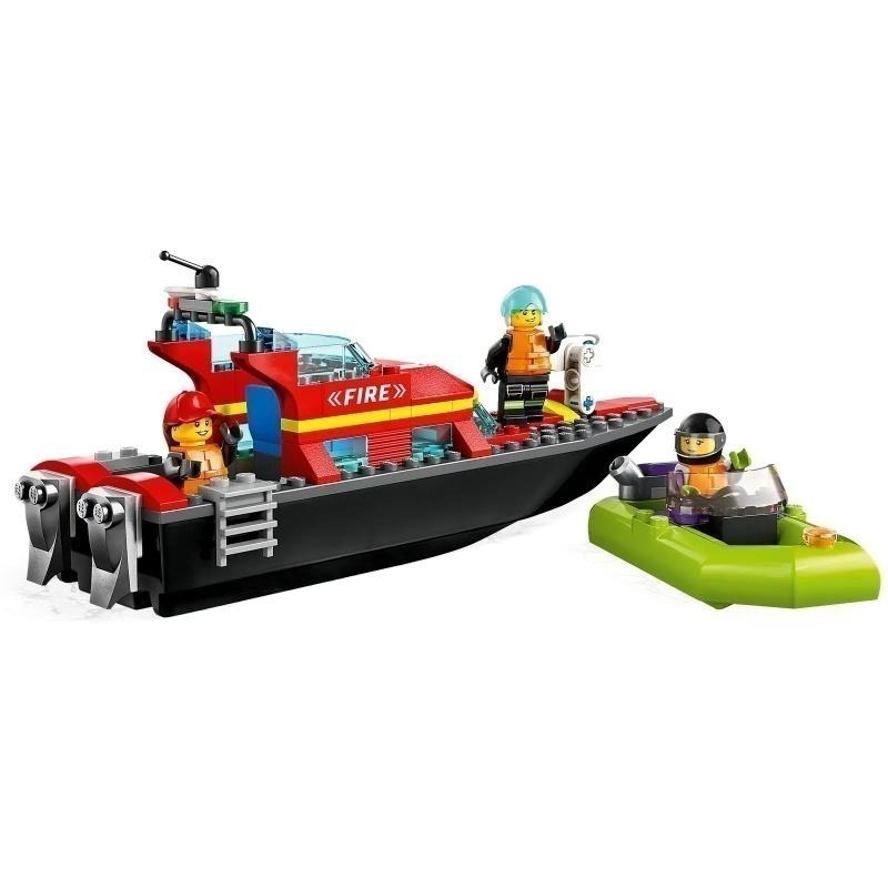 ［想樂］全新 樂高 LEGO 60373 City 城市 消防救援船-細節圖4