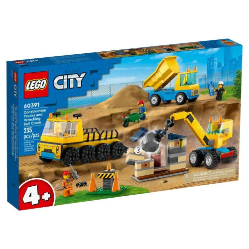 ［想樂］全新 樂高 LEGO 60391 City 城市 工程卡車和拆除起重機