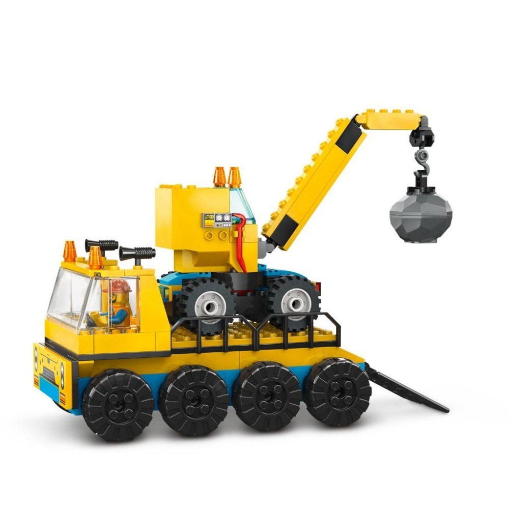 ［想樂］全新 樂高 LEGO 60391 City 城市 工程卡車和拆除起重機-細節圖5