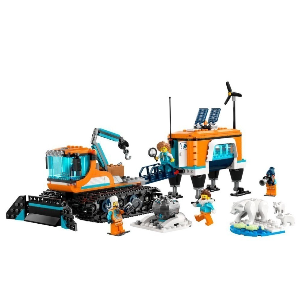 ［想樂］全新 樂高 LEGO 60378 City 城市 北極探險家卡車和行動實驗室-細節圖3