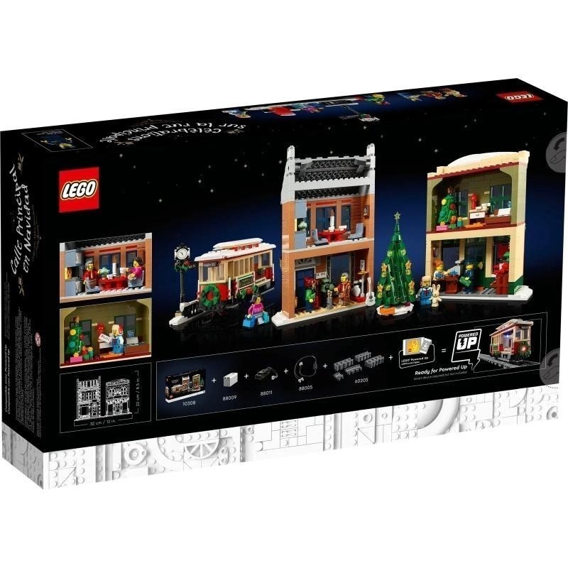 ［想樂］全新 樂高 Lego 10308 Icons 冬季系列 聖誕節 節慶大街 Holiday Street-細節圖2