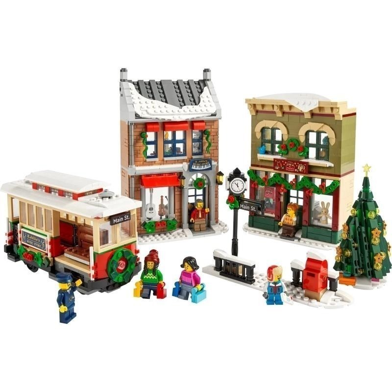 ［想樂］全新 樂高 Lego 10308 Icons 冬季系列 聖誕節 節慶大街 Holiday Street-細節圖3