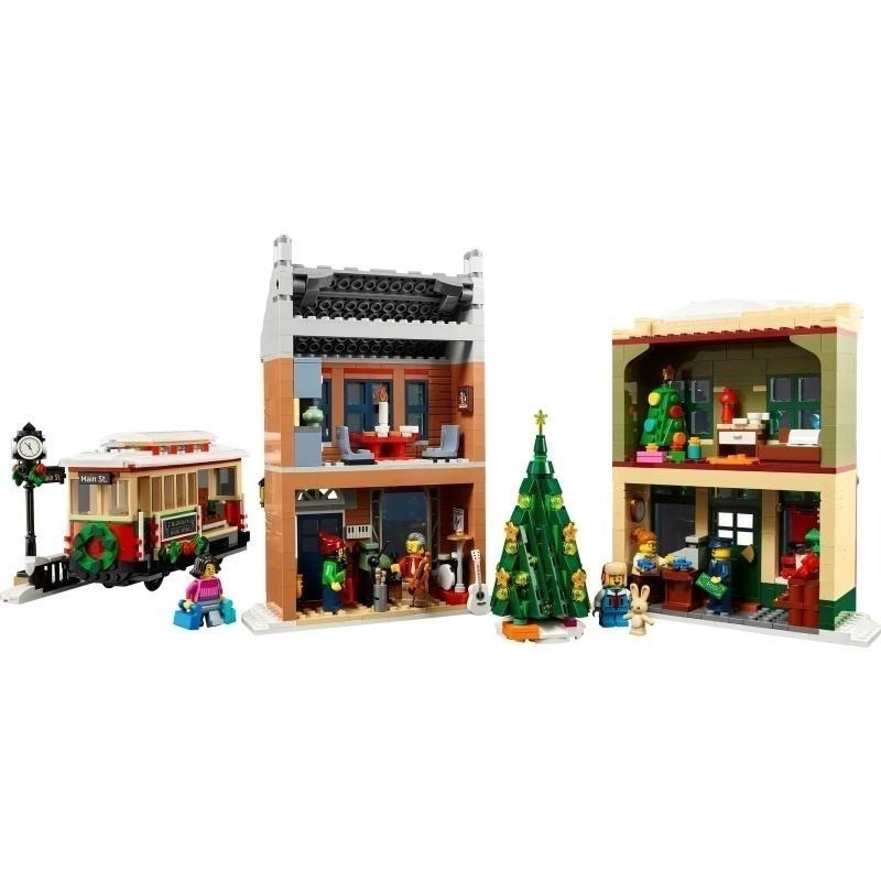 ［想樂］全新 樂高 Lego 10308 Icons 冬季系列 聖誕節 節慶大街 Holiday Street-細節圖4