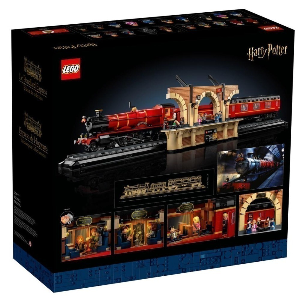 ［想樂］全新 樂高 Lego 76405 哈利波特 霍格華茲特快車 典藏版 Hogwart Express (盒損)-細節圖2