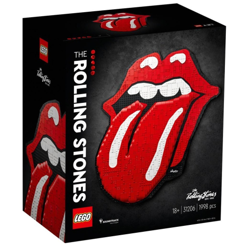 ［想樂］全新 樂高 Lego 31206 Art 滾石樂團 The Rolling Stones (原箱寄出)
