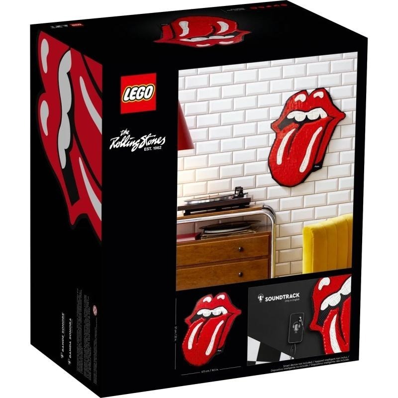 ［想樂］全新 樂高 Lego 31206 Art  滾石樂團 The Rolling Stones (原箱寄出)-細節圖2