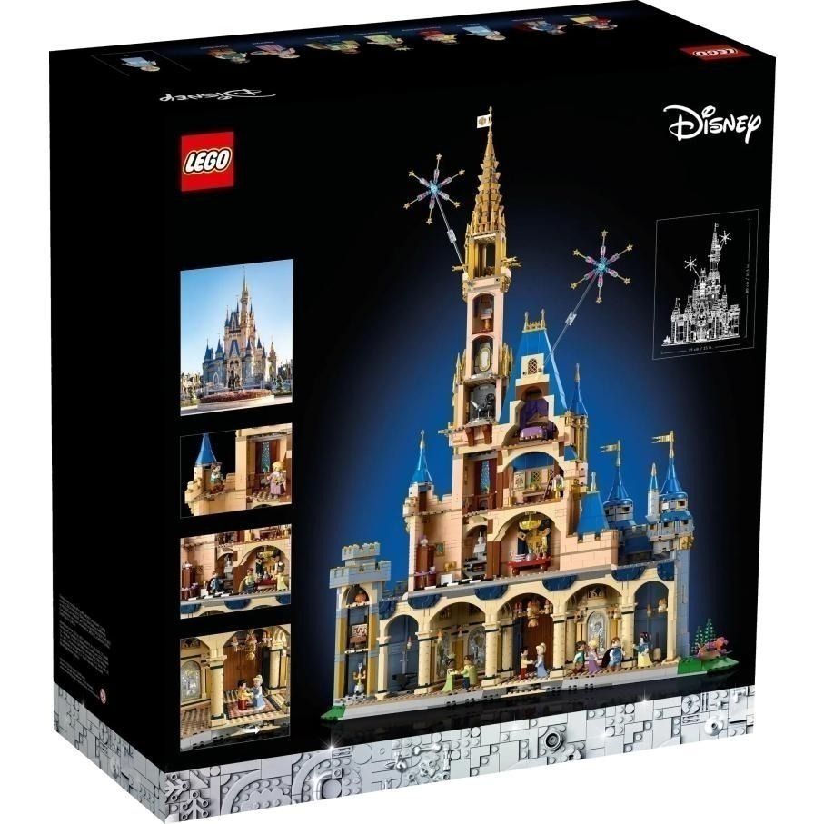 ［想樂］全新 樂高 LEGO 43222 迪士尼 城堡 Disney Castle (原箱寄出)-細節圖2