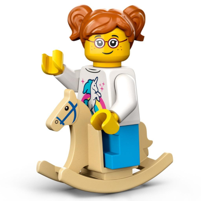 ［想樂］『人偶』全新 樂高 LEGO 71037 11 第24代人偶包 搖搖馬＆小女孩 Rockin’ Horse Ride