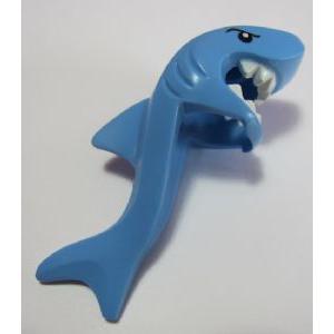 ［想樂］『零件』 全新 樂高 Lego 24076pb01 鯊魚頭套 鯊魚人 Shark Head 動物頭套 （不含素色人偶）