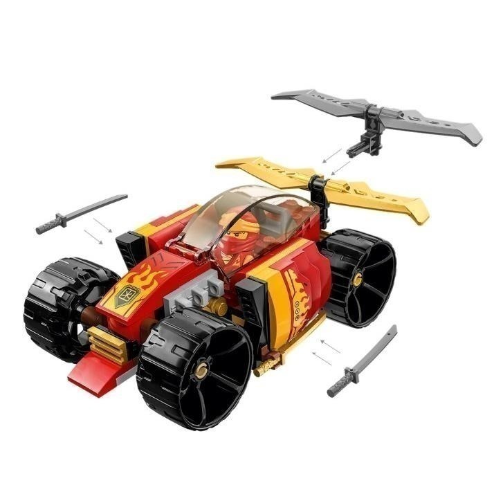 ［想樂］全新 樂高 LEGO 71780 Ninjago 旋風忍者 赤地的忍者賽車-進化版-細節圖5