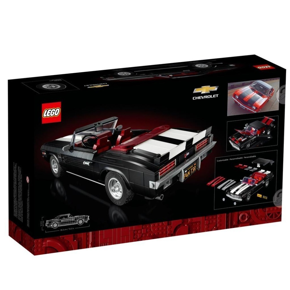［想樂］全新 樂高 Lego 10304 Icons 雪佛蘭 Camaro Z28-細節圖2
