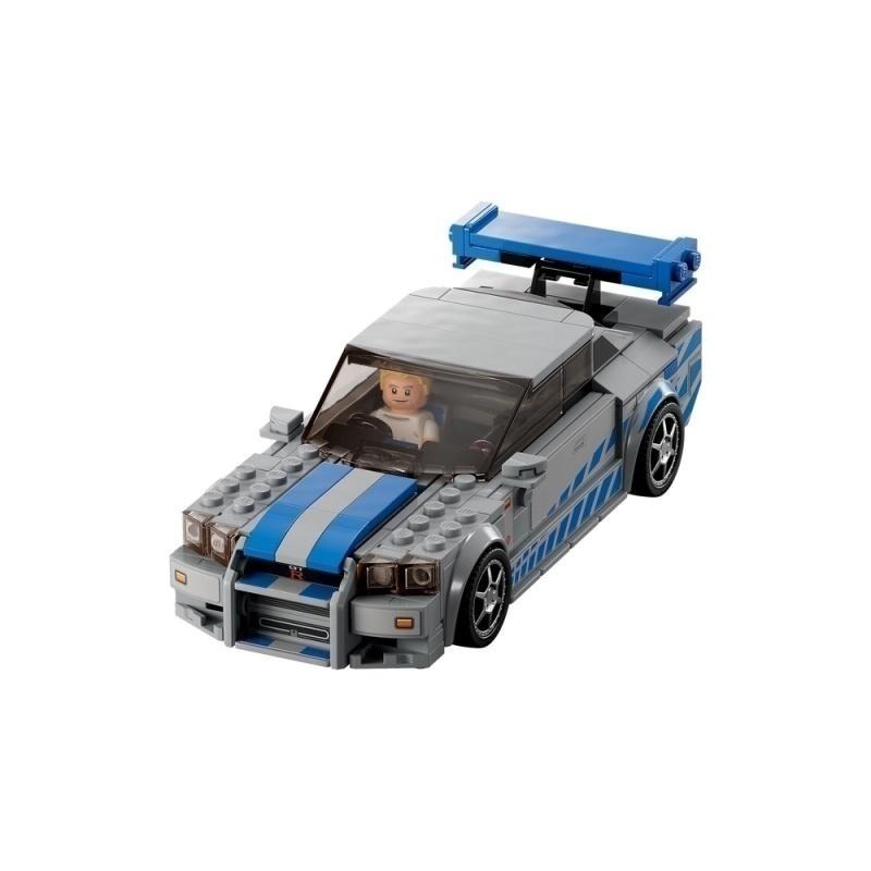 ［想樂］全新 樂高 LEGO 76917 Speed 玩命關頭 保羅沃克 Nissan Skyline GTR R34-細節圖3