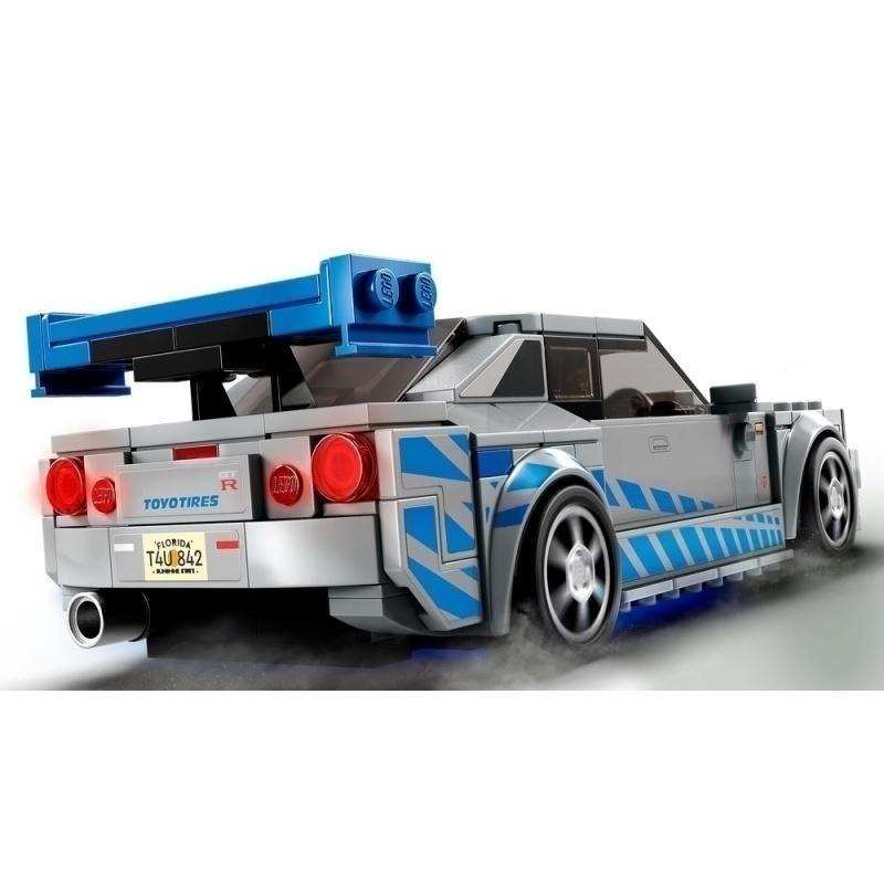 ［想樂］全新 樂高 LEGO 76917 Speed 玩命關頭 保羅沃克 Nissan Skyline GTR R34-細節圖4