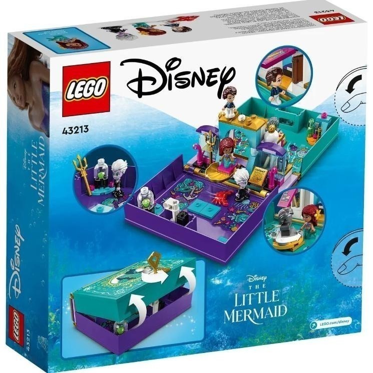 ［想樂］全新 樂高 LEGO 43213 Disney 迪士尼 小美人魚 故事書冒險 Story Book-細節圖2