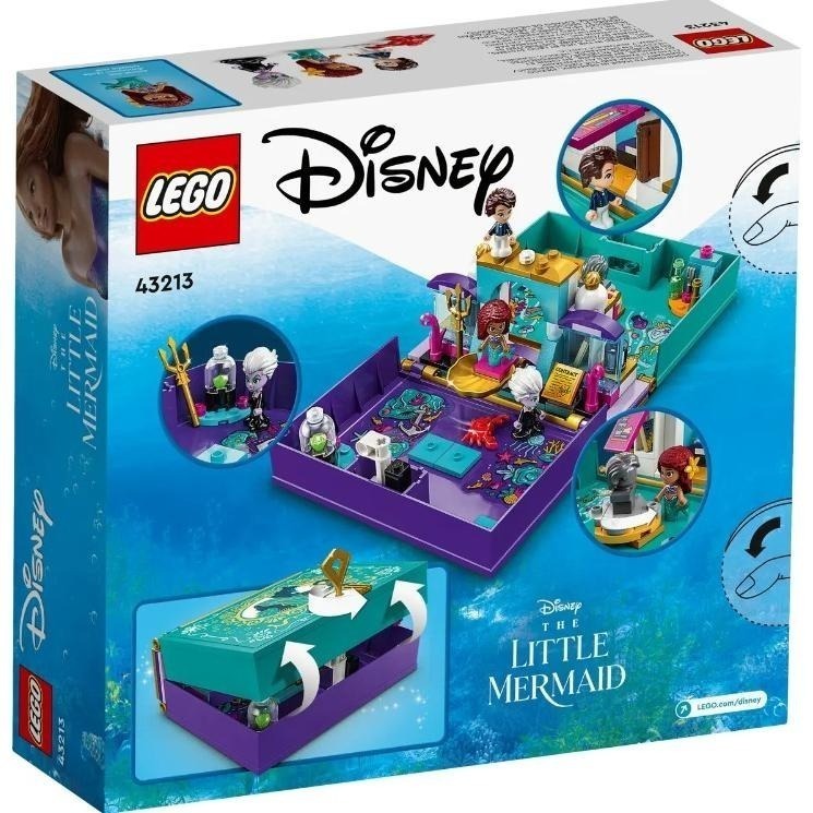 ［想樂］全新 樂高 LEGO 43213 Disney 迪士尼 小美人魚 故事書冒險 Story Book-細節圖2