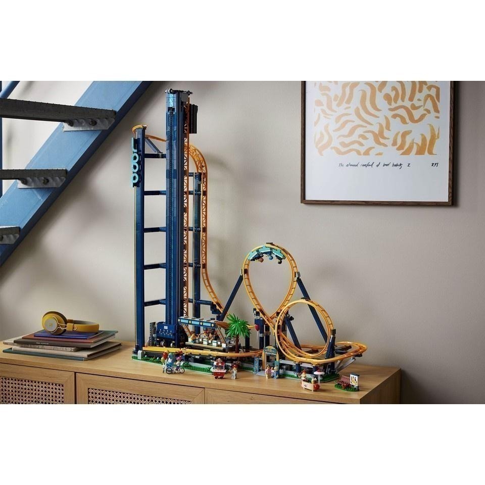 ［想樂］全新 樂高 Lego 10303 遊樂園 環形雲霄飛車 Loop Coaster (原箱寄出)-細節圖5