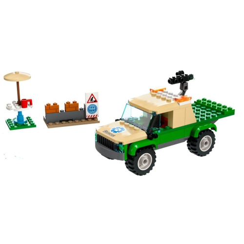 ［想樂］『拆賣』全新 樂高 Lego 60353 場景 救援車 不含人偶 拆盒場景