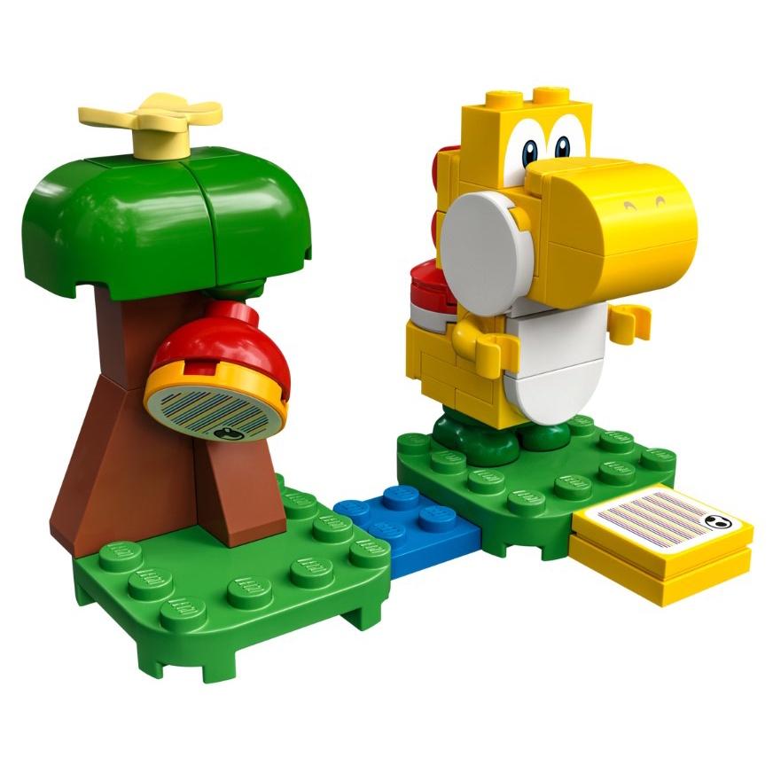 ［想樂］『小包』全新 樂高 Lego 30509 Mario 瑪利歐 黃色耀西迷你擴充組 Yellow Yoshi＇s Fruit Tree Expansion-細節圖2