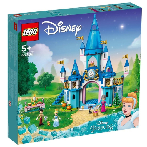 ［想樂］全新 樂高 LEGO 43206 迪士尼 灰姑娘和白馬王子的城堡
