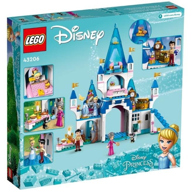 ［想樂］全新 樂高 LEGO 43206 迪士尼 灰姑娘和白馬王子的城堡-細節圖2