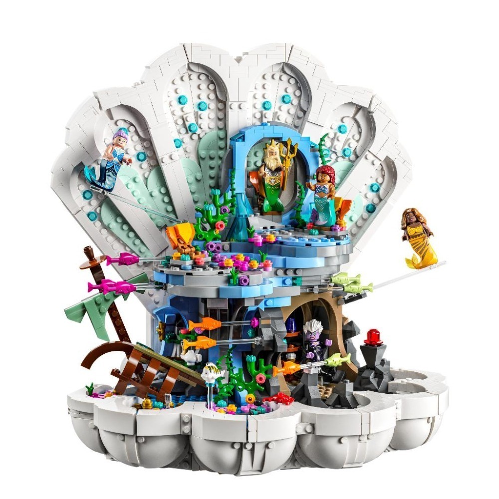 ［想樂］全新 樂高 LEGO 43225 Disney 迪士尼 小美人魚 貝殼宮殿 TheLittle Mermaid-細節圖2