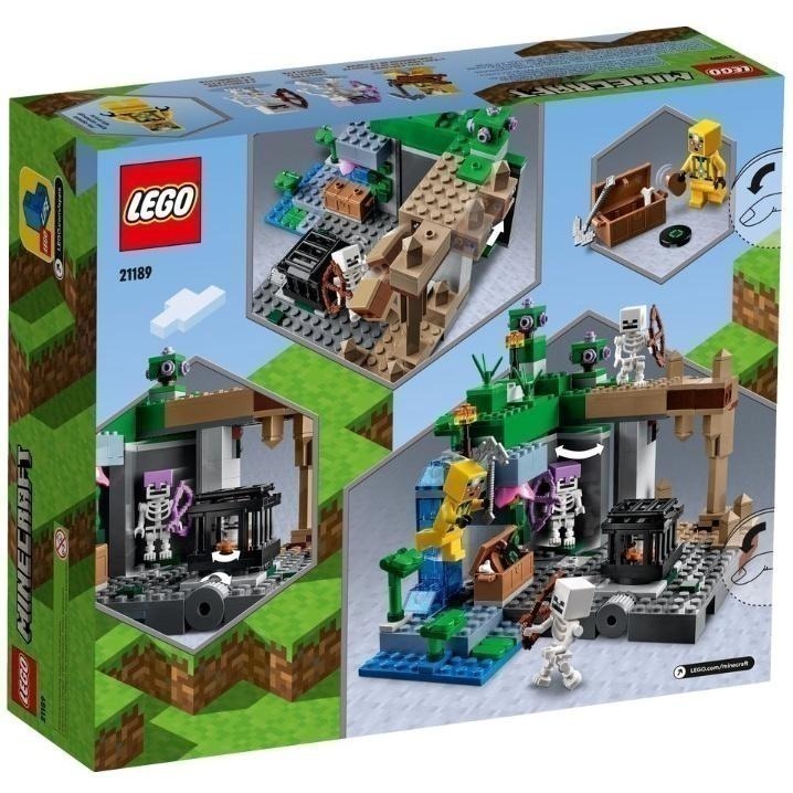 ［想樂］全新 樂高 Lego 21189 Minecraft 創世神 骷髏地牢-細節圖2